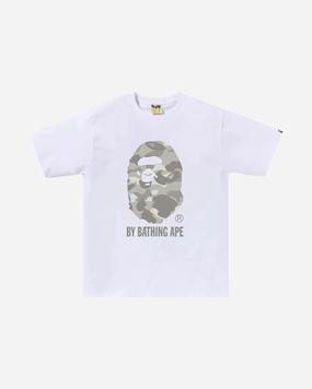 BAPE CITY CAMO BY BATHING APE TEE WHITE GREY GLOW IN DARK