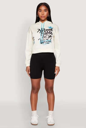 Be Weird Graphic Hooded Sweatshirt