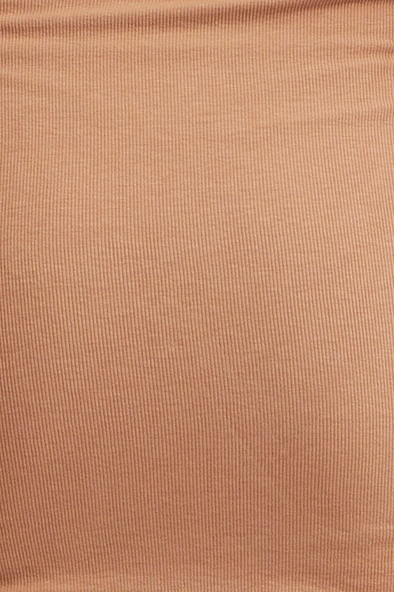 Beige Tie Back Dress Long Sleeve Mini