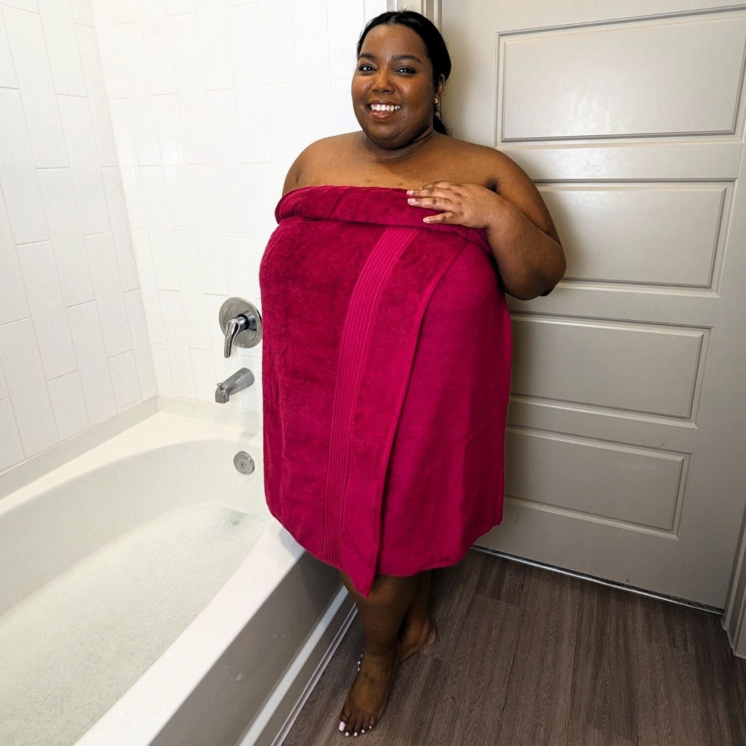 Big Softee Towel - Raspberry Pie
