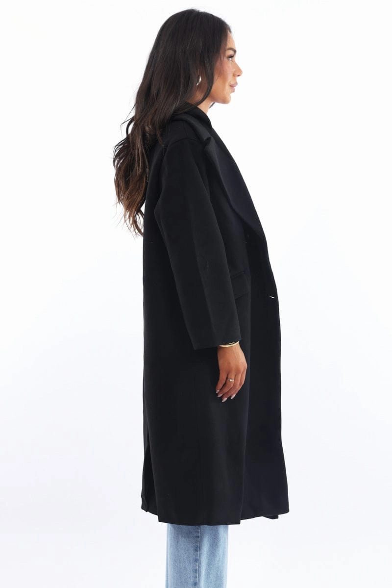 Black Coat Jersey Hood Insert