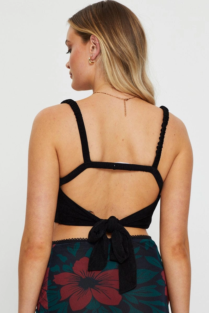 Black Crop Top