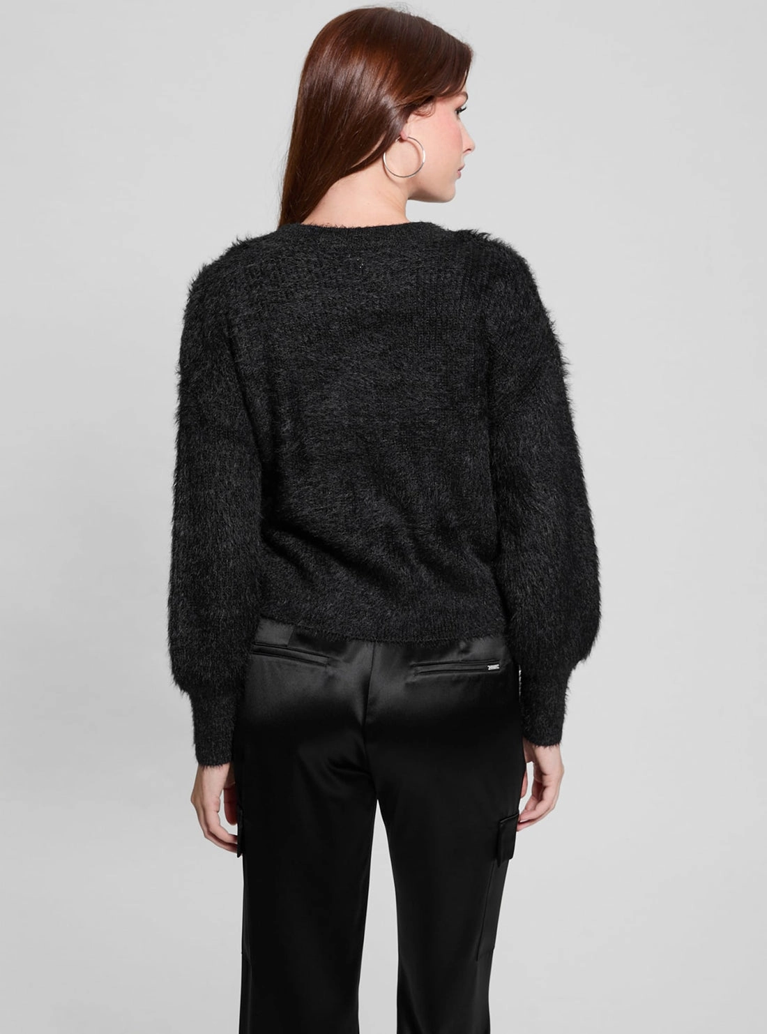 Black Keyla Knit Cardigan
