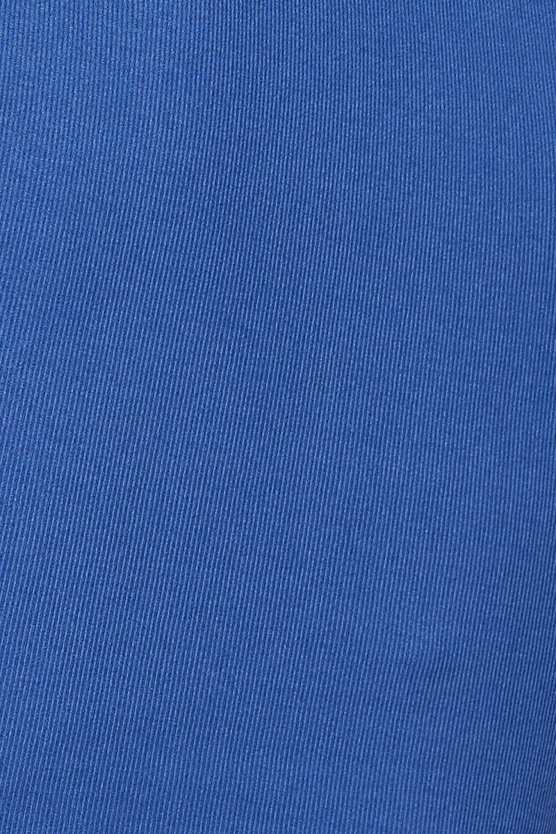 Blue Crop Top