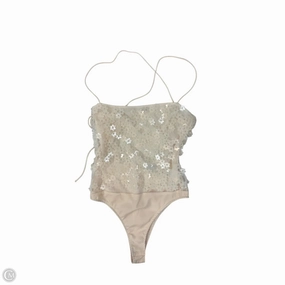 Bodysuit By Zara Basic In Cream, Size: Xs