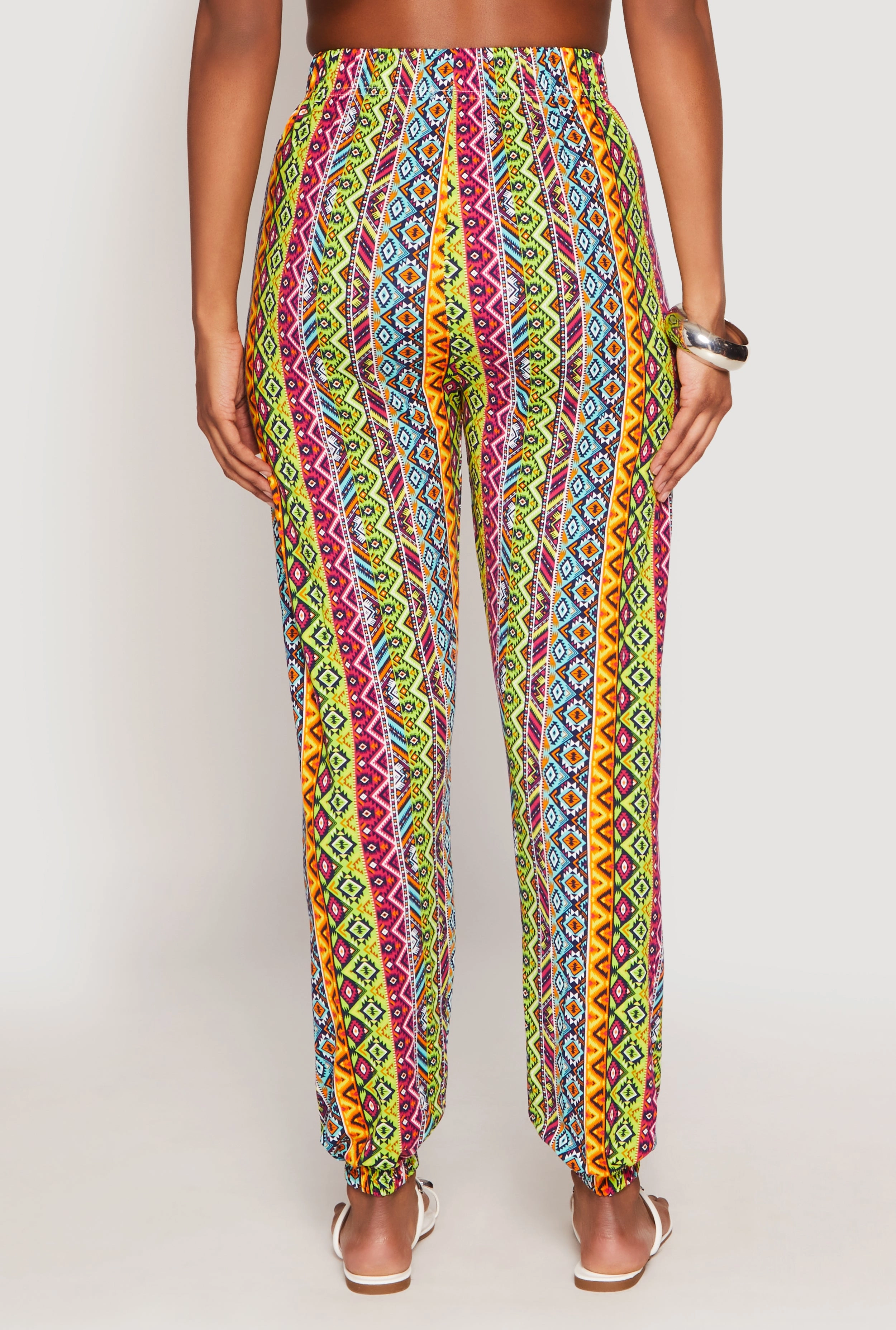 Boho Border Print Joggers