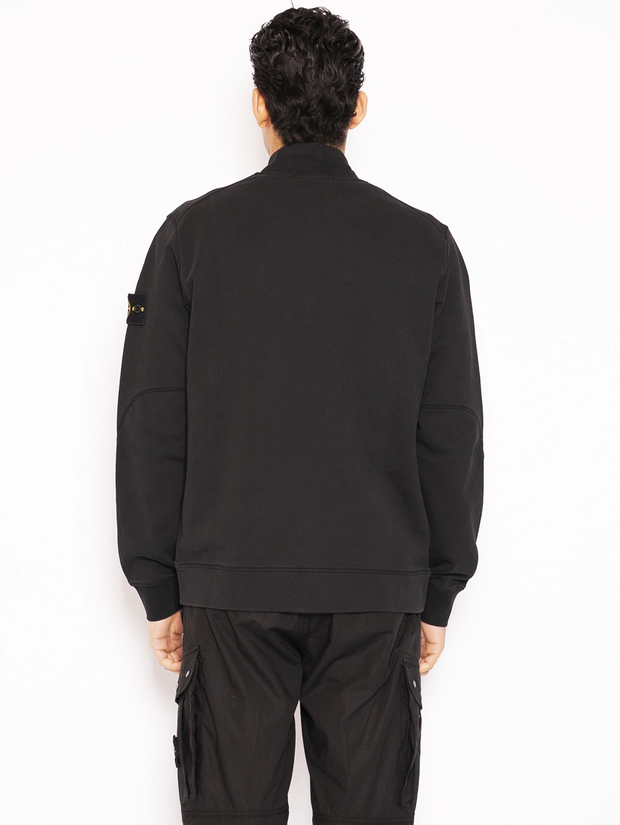 Bomber jacket in Black Sweatshirt