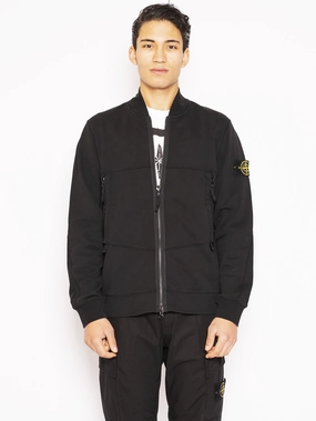 Bomber jacket in Black Sweatshirt