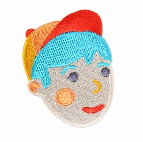 Boy Embroidered Sticker