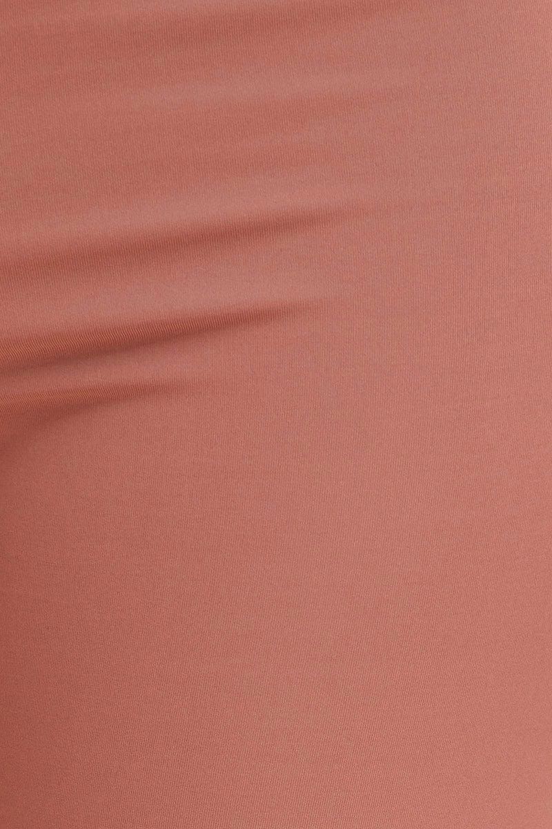 Brown Sara 7" Bike Short