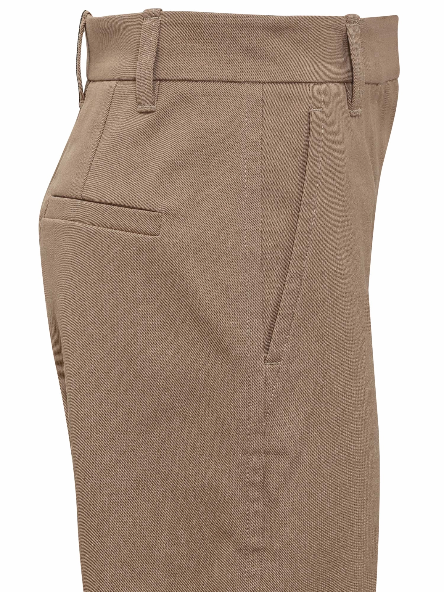 Brunello Cucinelli High-Waisted Chino Pants