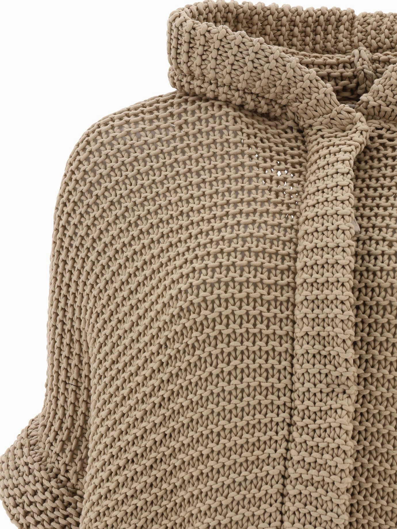 Brunello Cucinelli Hooded Cropped Sleeve Cardigan