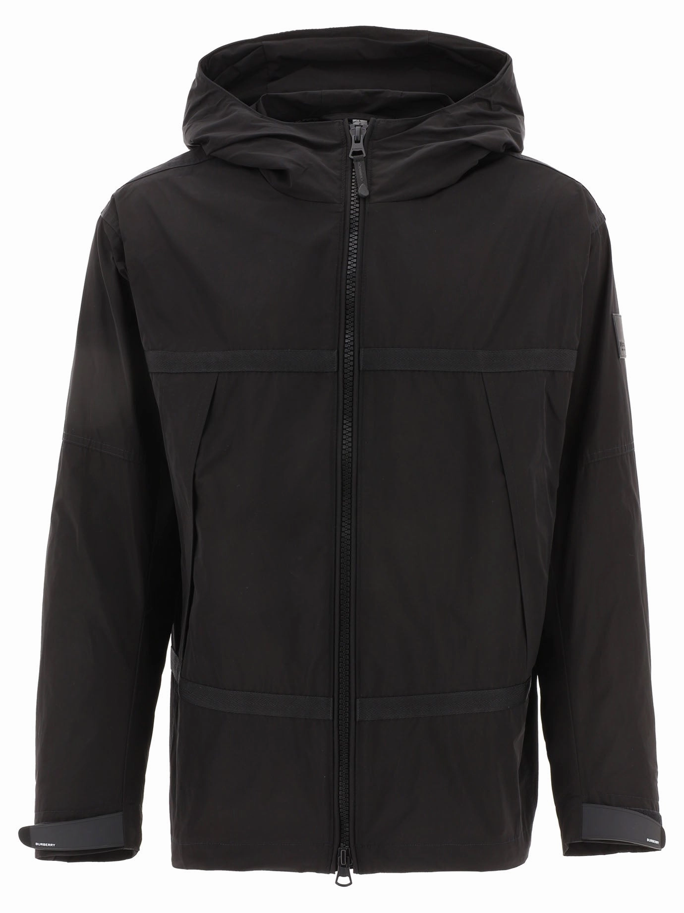 Burberry Zipped Hooded Windbreaker