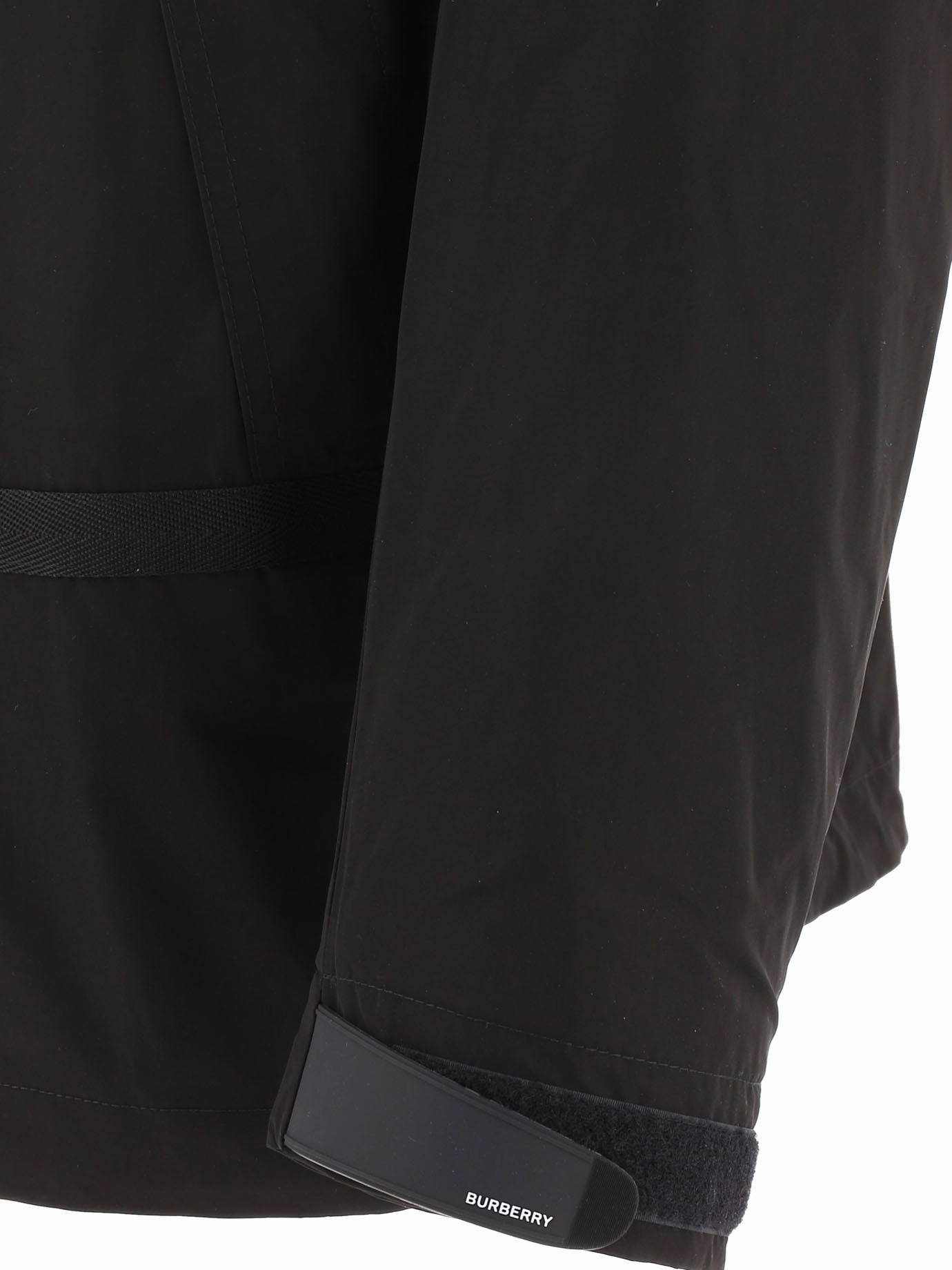 Burberry Zipped Hooded Windbreaker