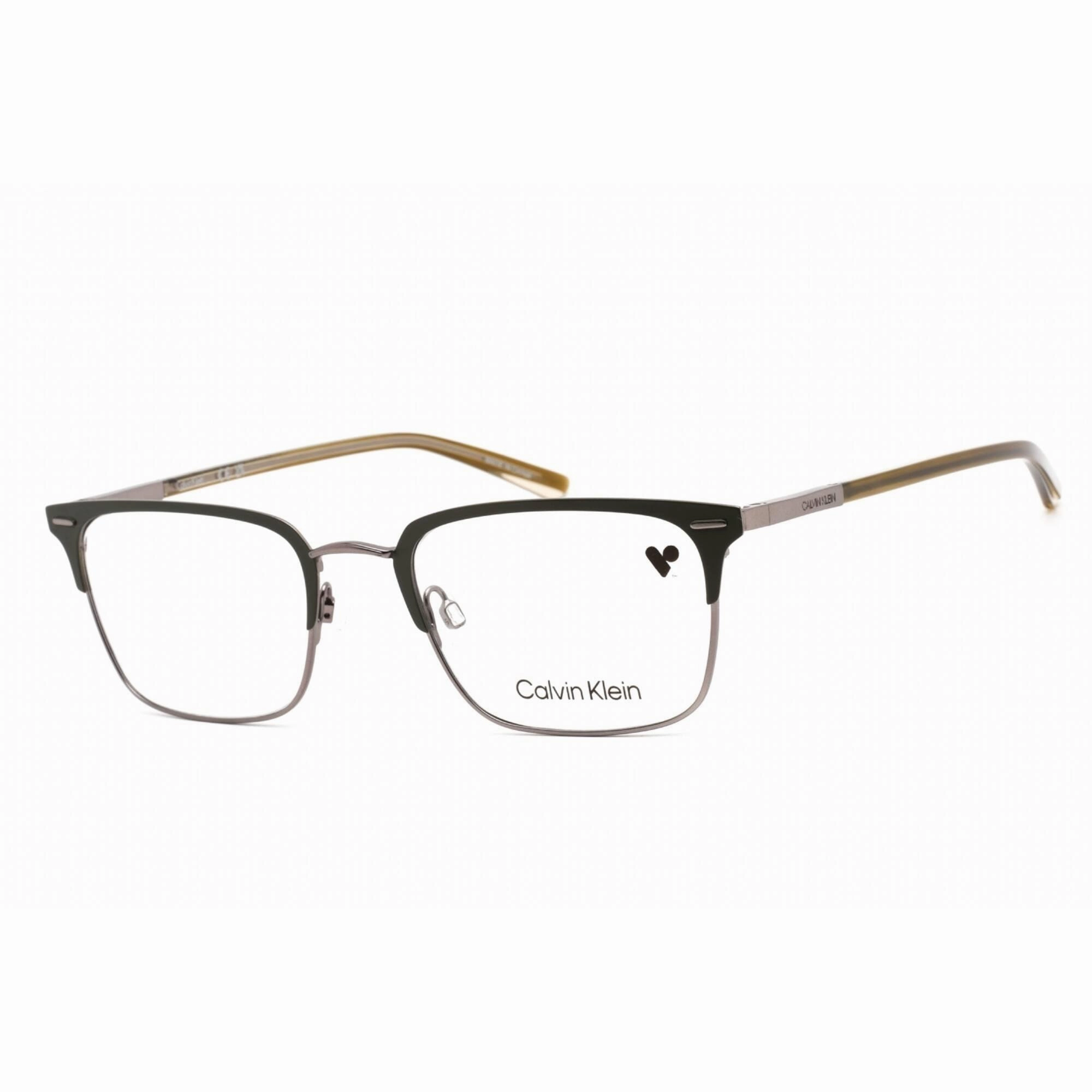 Calvin Klein Men's Eyeglasses - Rectangular Satin Cargo Plastic Frame | CK21302 310
