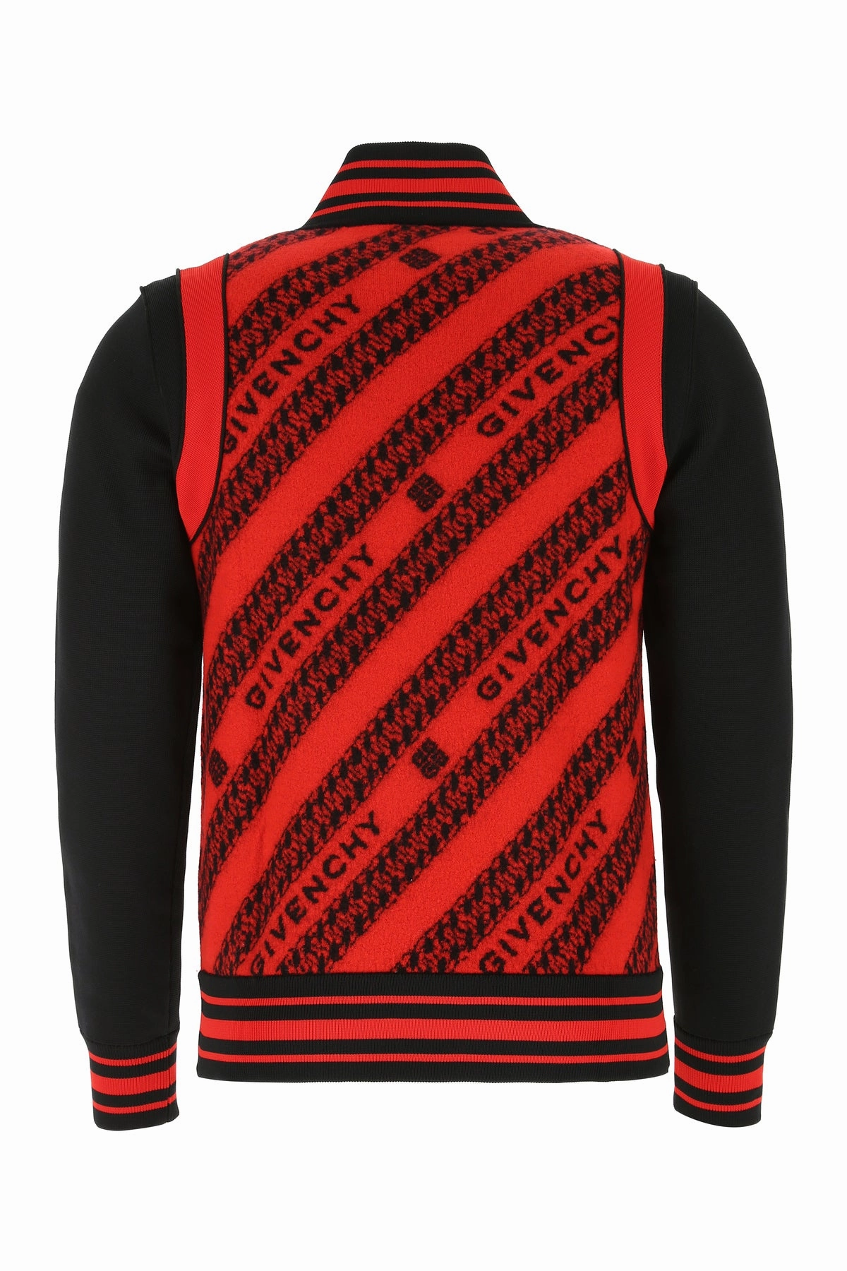 Chain Jacquard Bomber Jacket