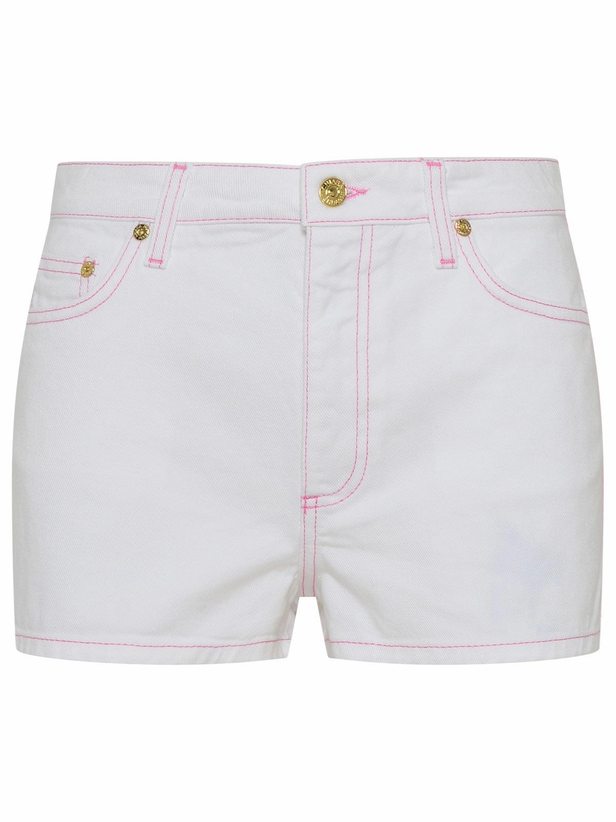 Chiara Ferragni Side-Striped Denim Shorts