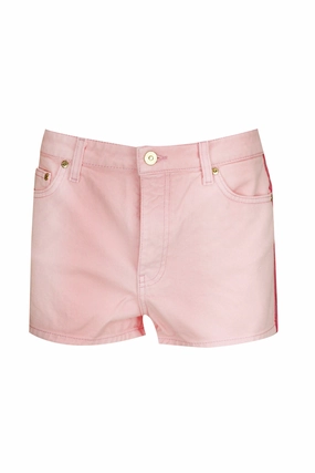 Chiara Ferragni Side-Striped Denim Shorts