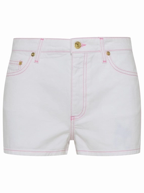 Chiara Ferragni Side-Striped Denim Shorts