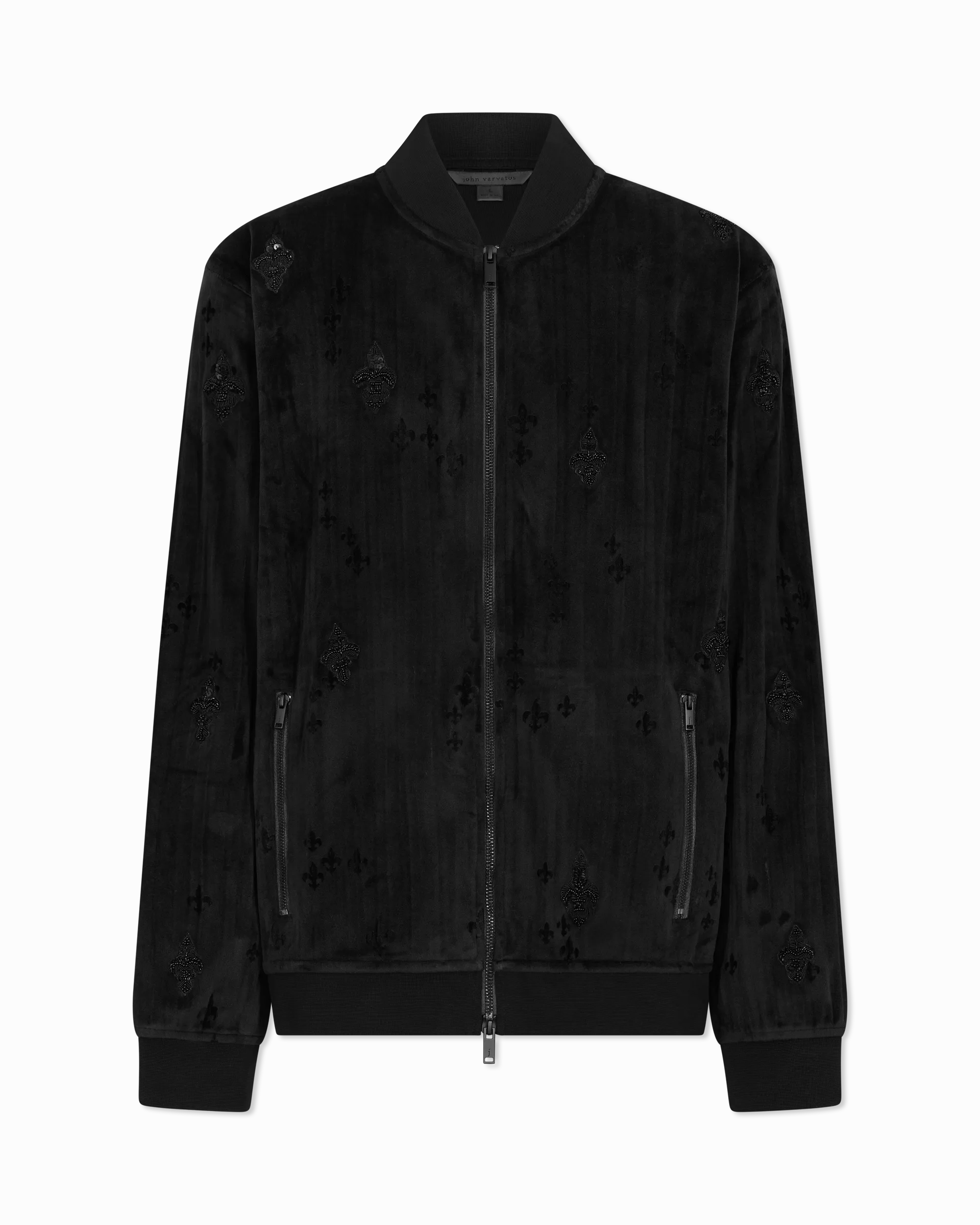 Clavier Velour Bomber Jacket