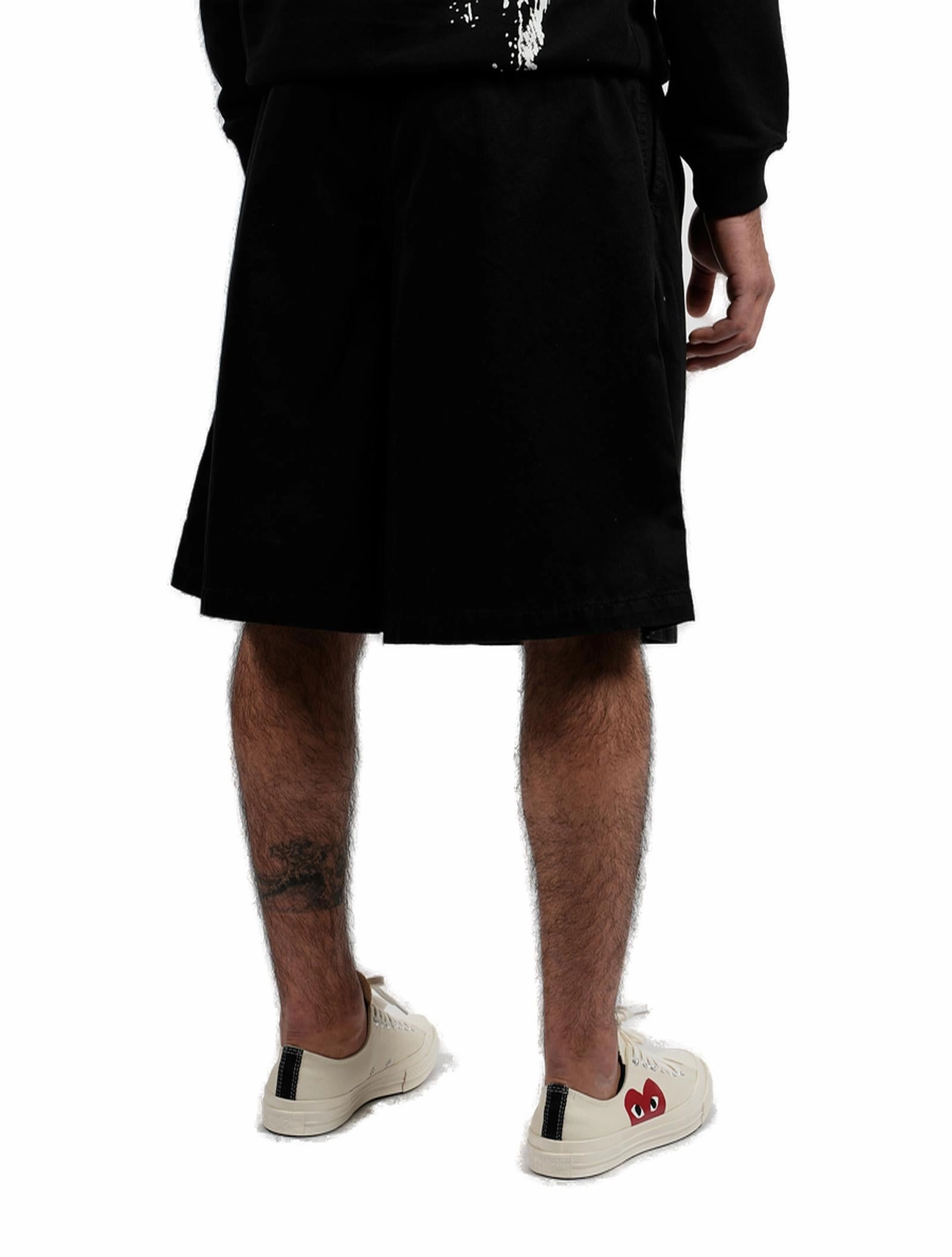 Comme Des Garçons Shirt Wide Leg Bermuda Shorts