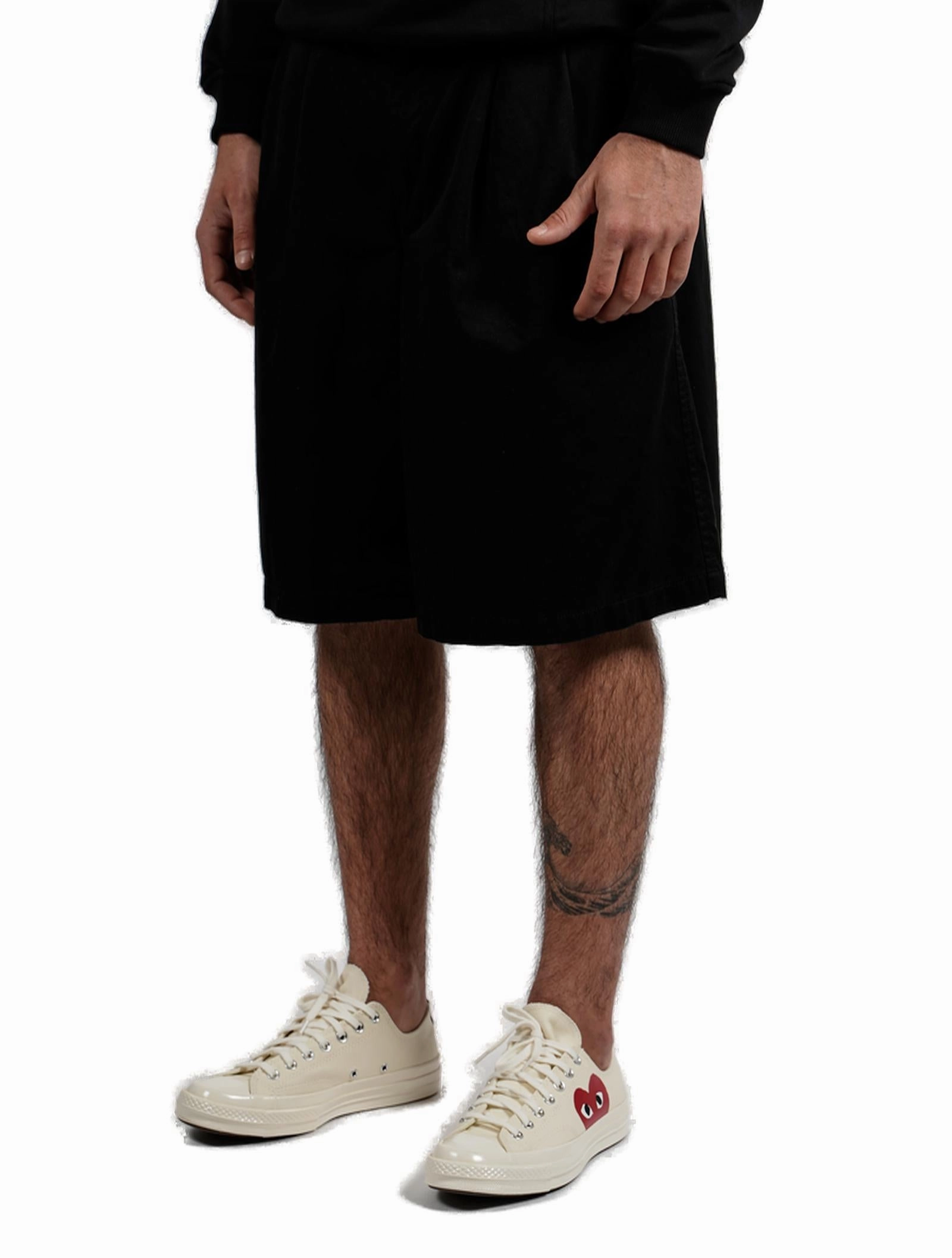 Comme Des Garçons Shirt Wide Leg Bermuda Shorts