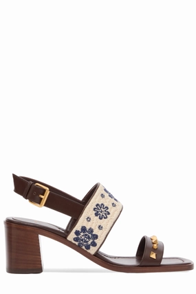 County Embroidered Sandals