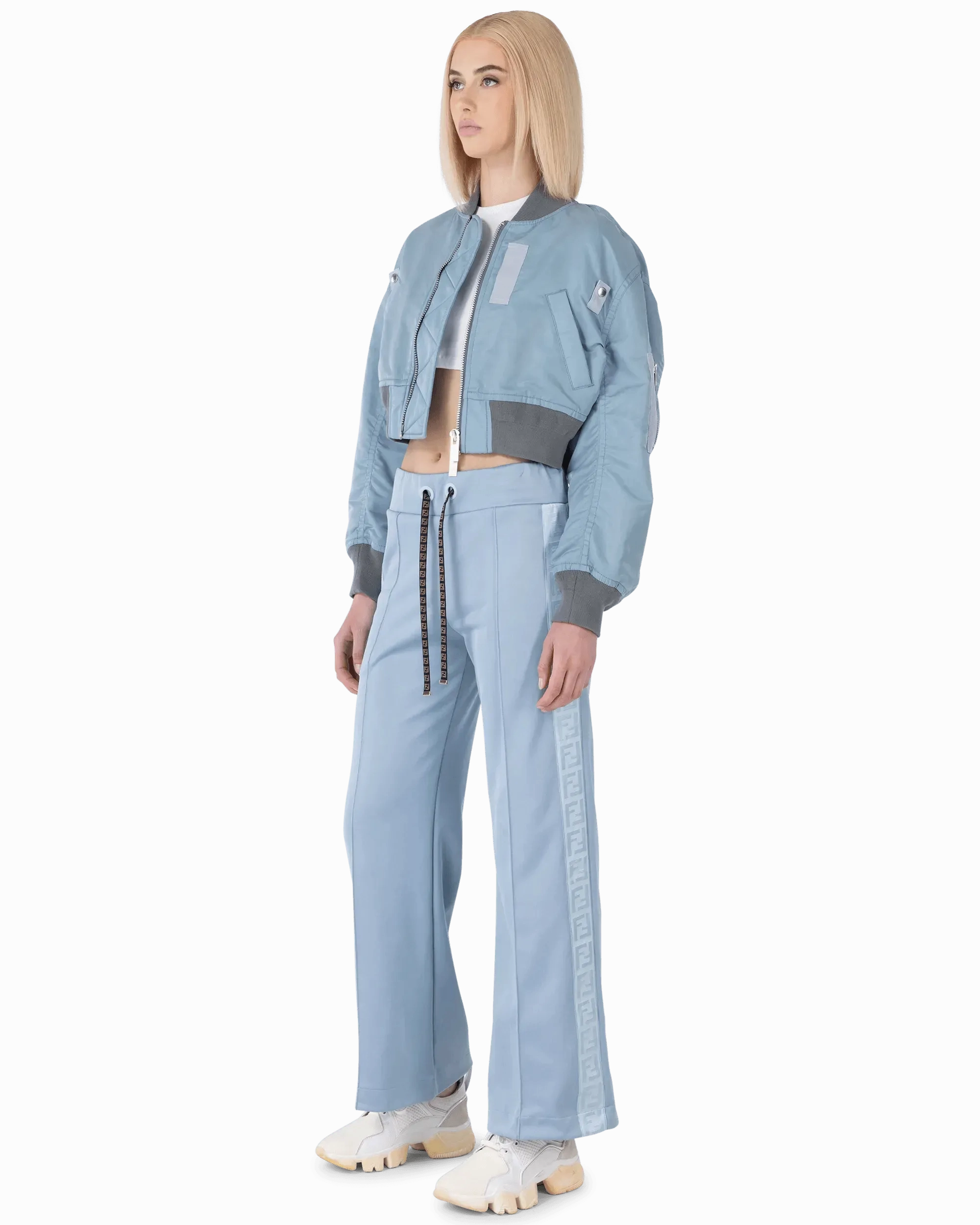 Cropped Bomber Jacket
