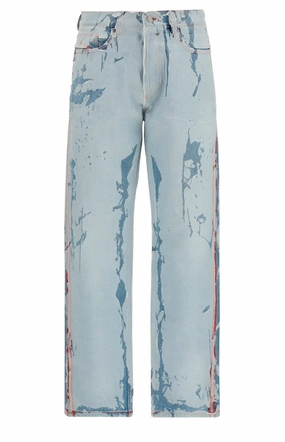 Diesel 2010 Peel-Off Effect Logo Patch Jeans