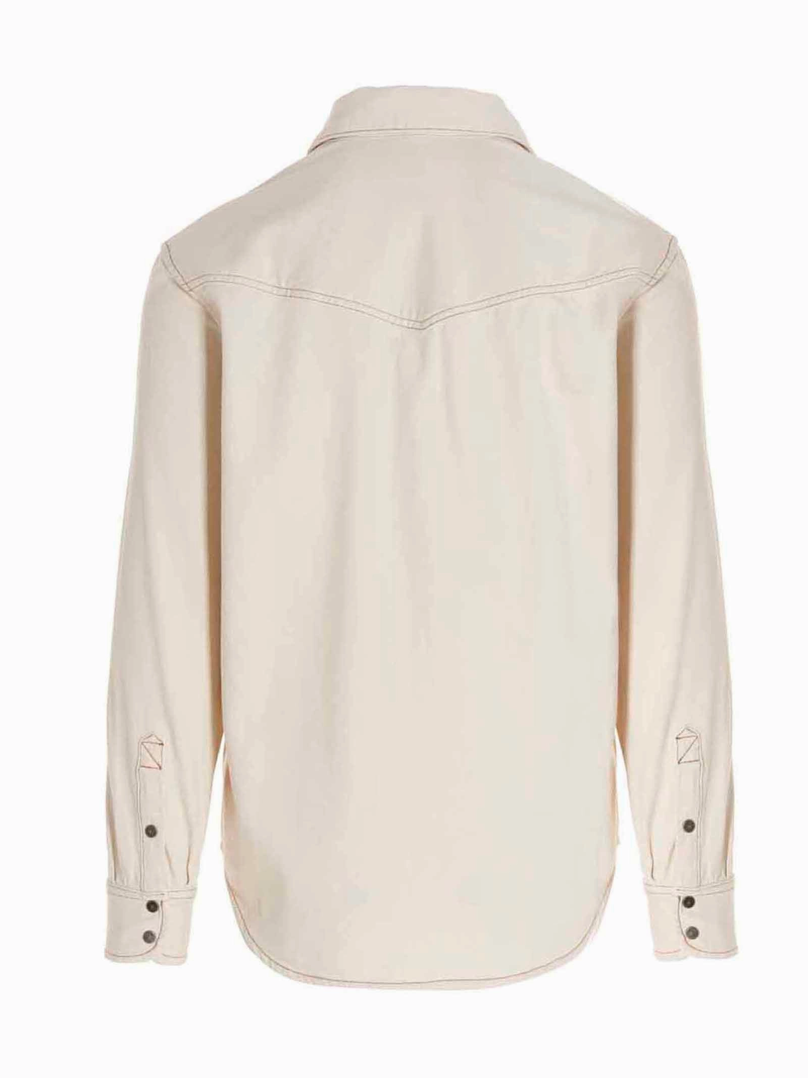 Diesel Curved Hem Denim Shirt
