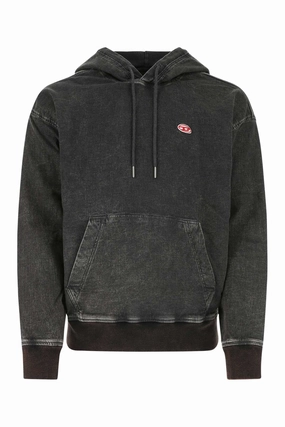 Diesel D-Um-Rib Track Denim Hoodie