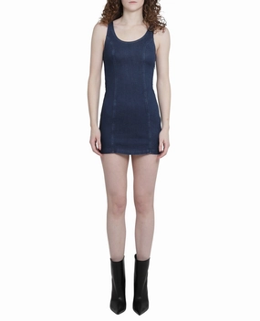 Diesel D-Venus Track Denim Tank Dress