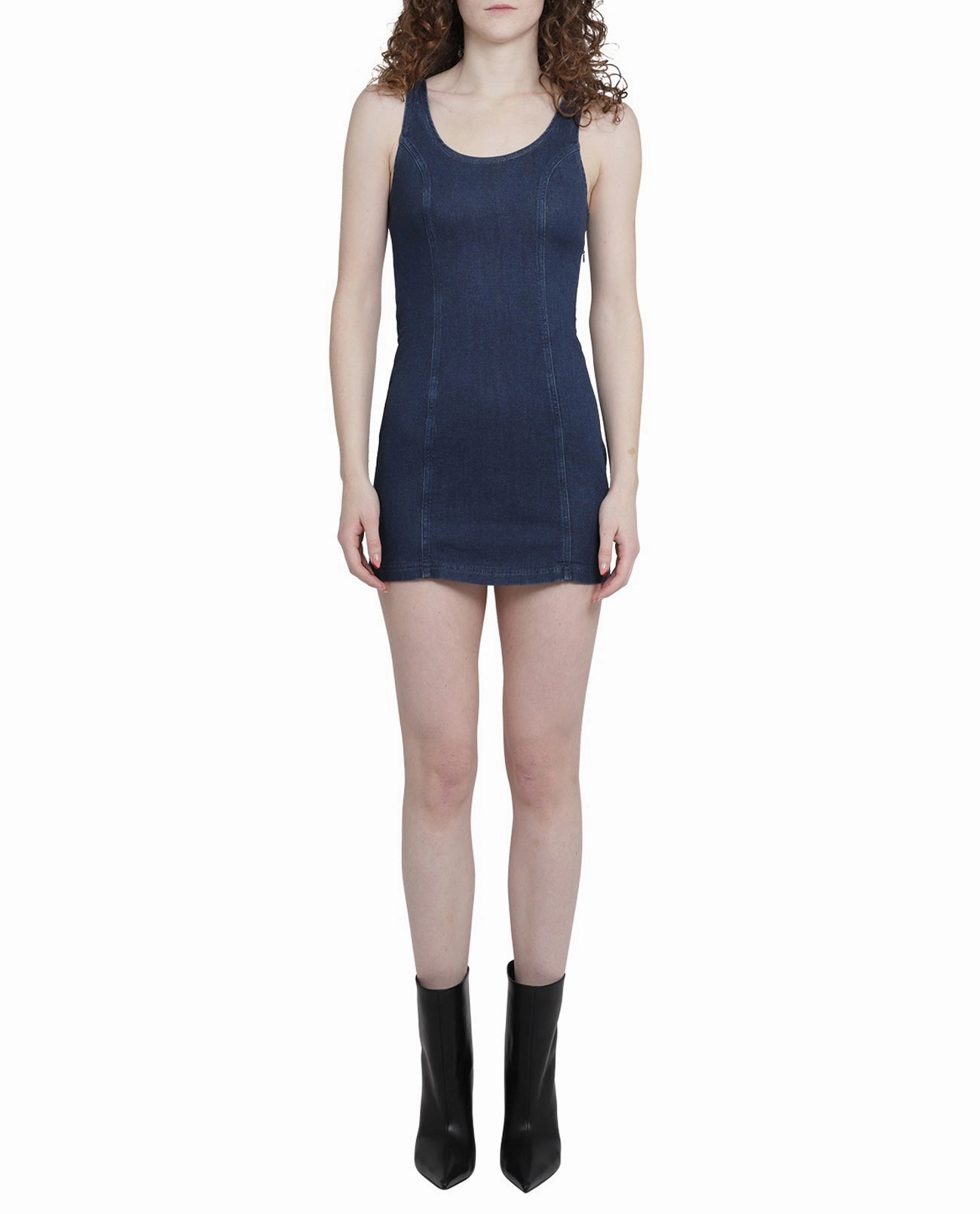 Diesel D-Venus Track Denim Tank Dress