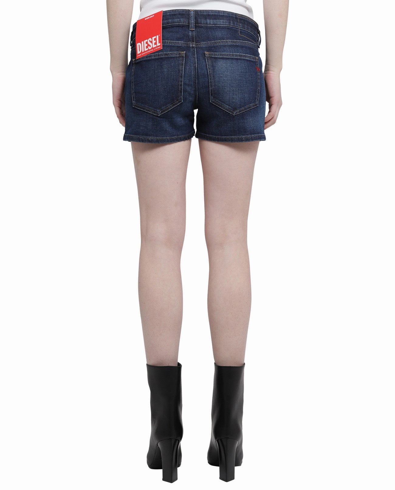 Diesel De-Lyla Fitted Denim Shorts