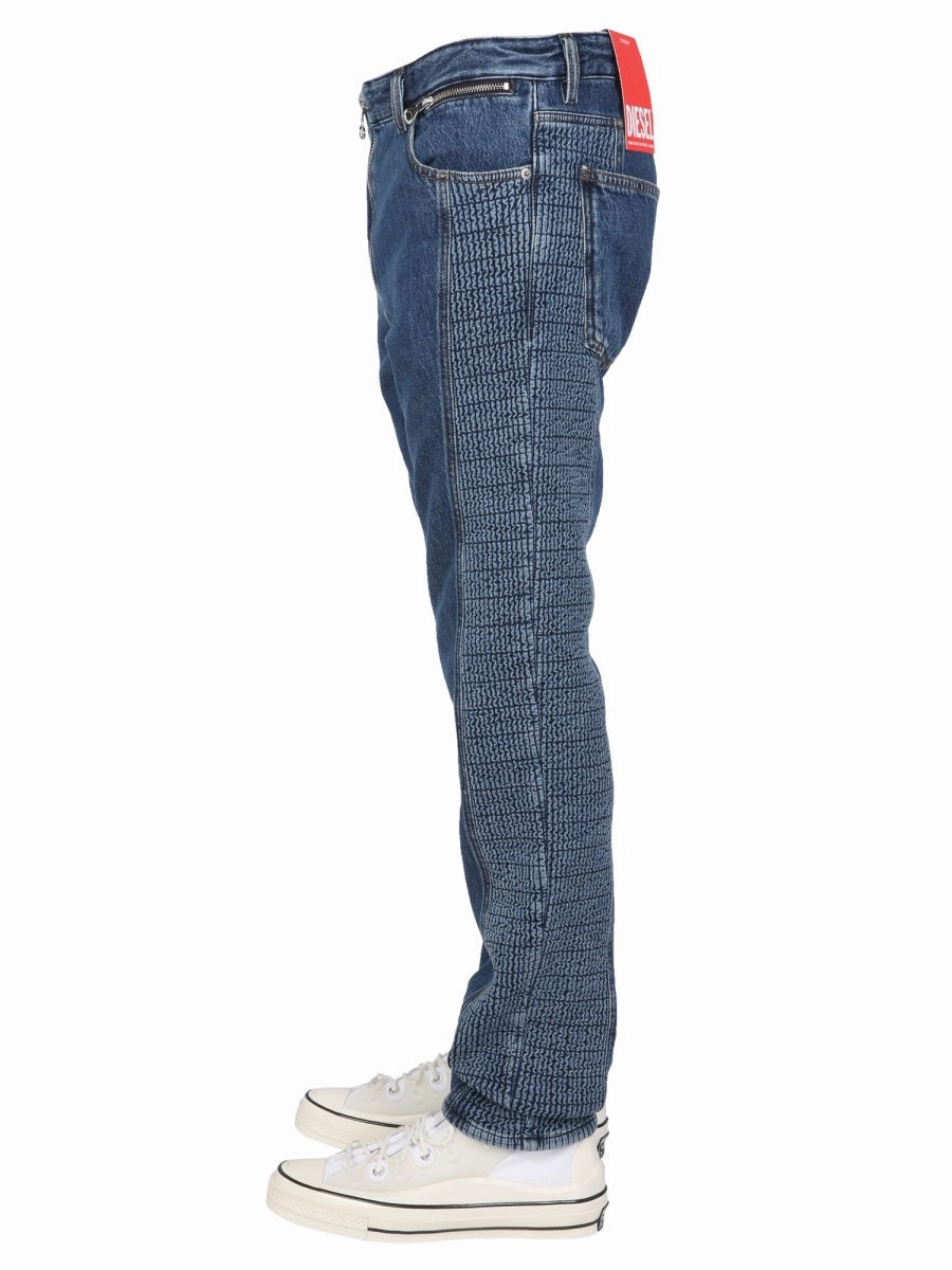 Diesel Front-Zipped Denim Jeans