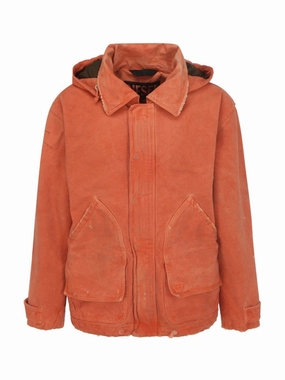 Diesel J-Shank Frayed Hooded Jacket