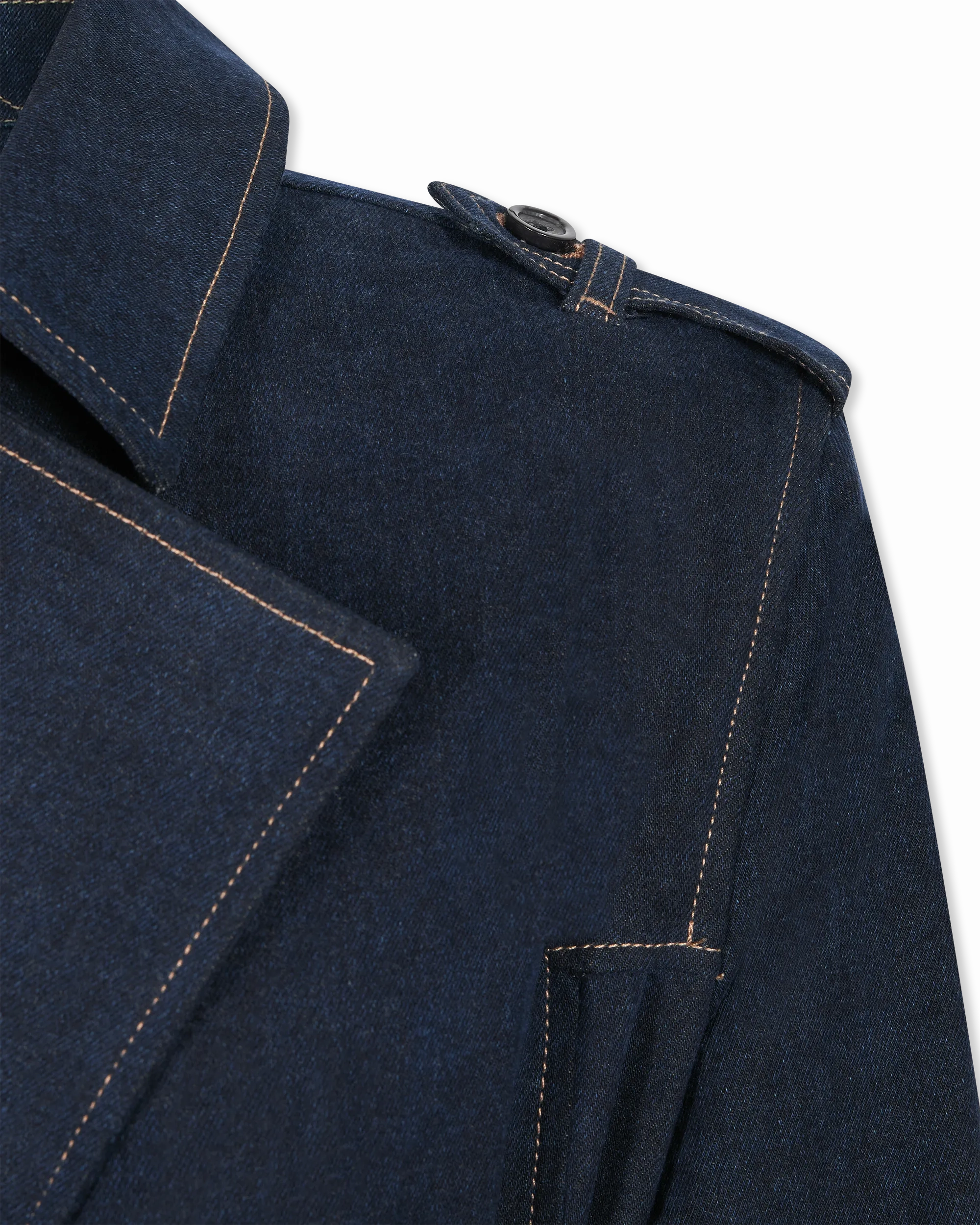 DL1961 Washed Denim Trench Coat