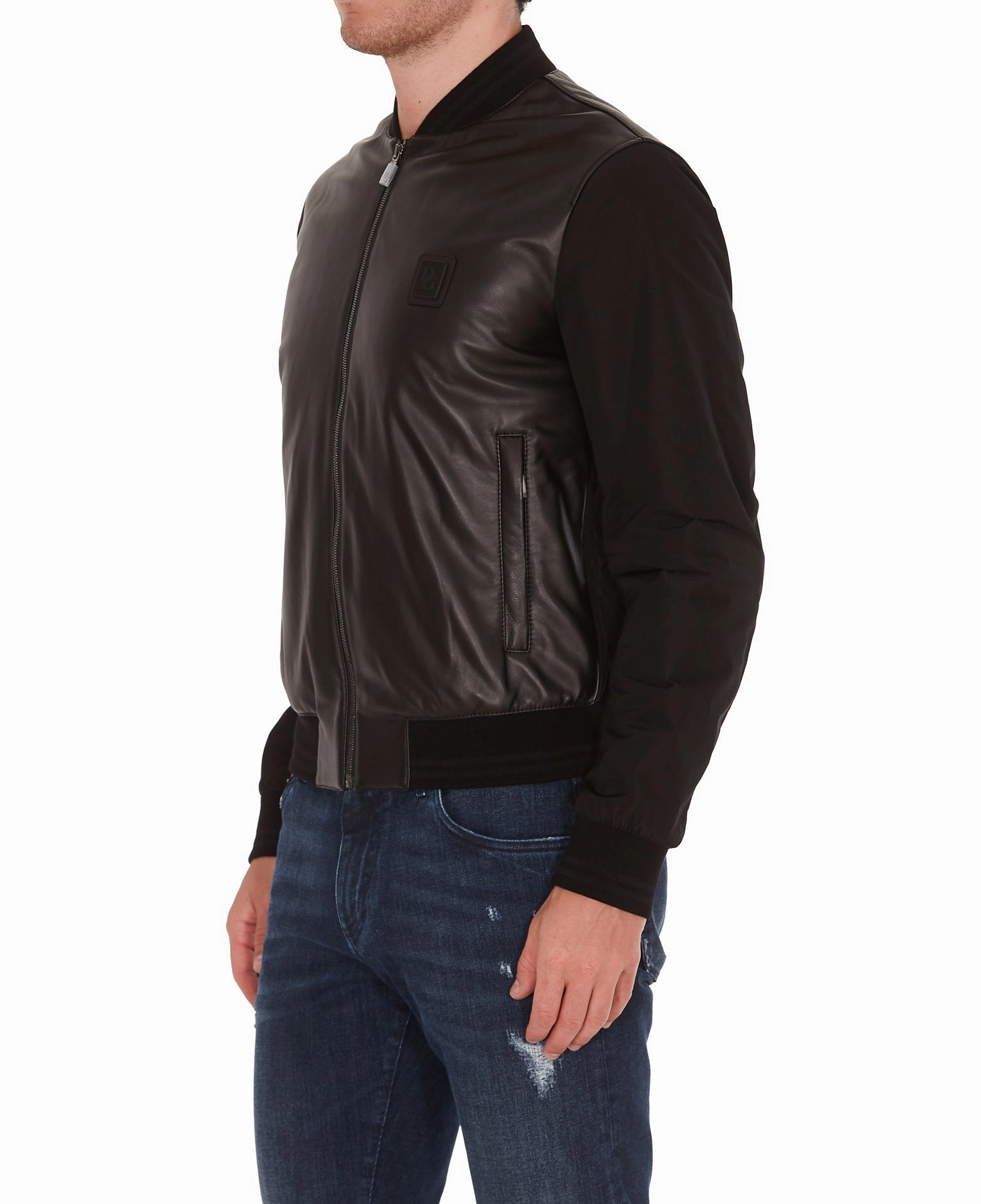 Dolce & Gabbana Monogram Logo Bomber Jacket