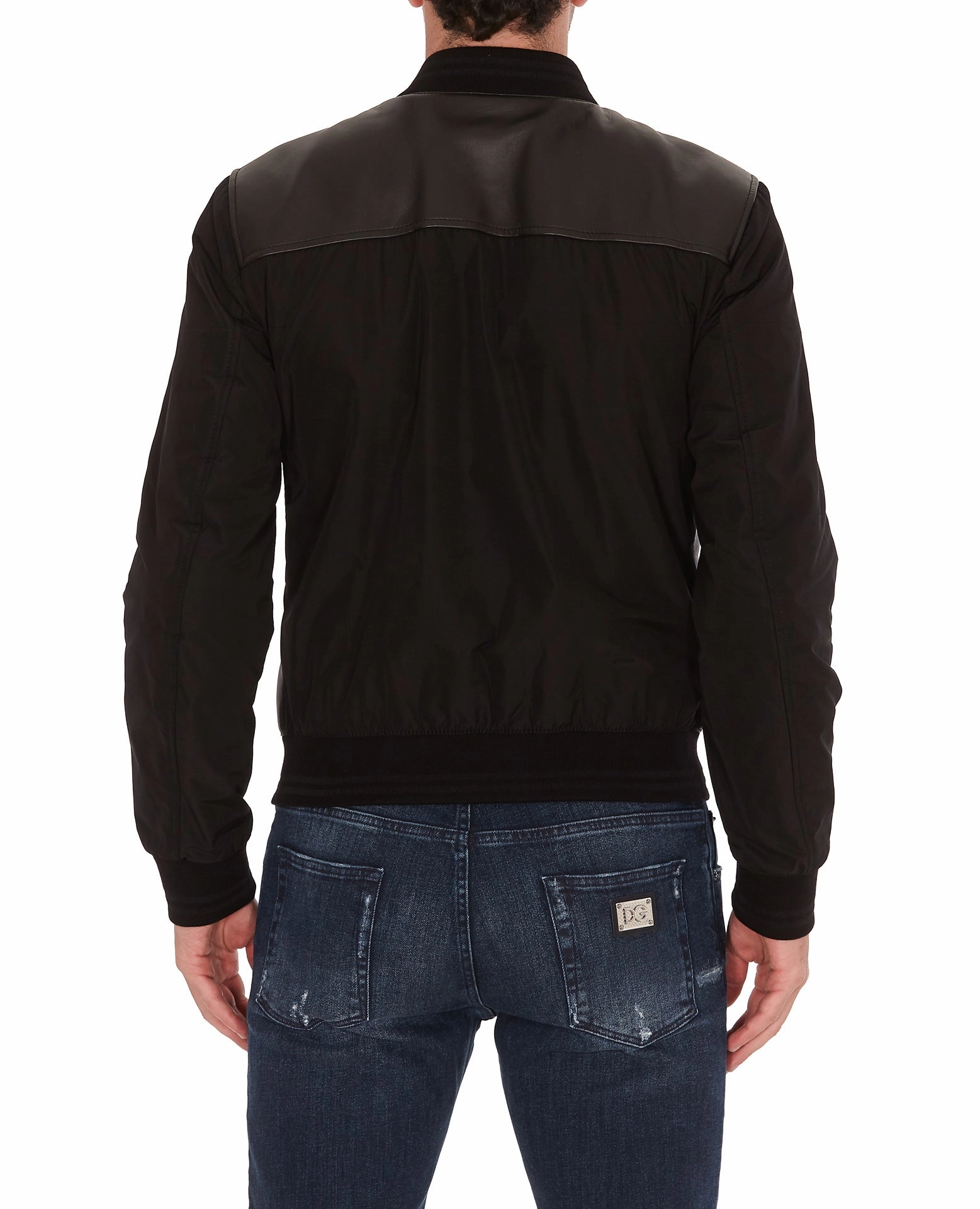 Dolce & Gabbana Monogram Logo Bomber Jacket
