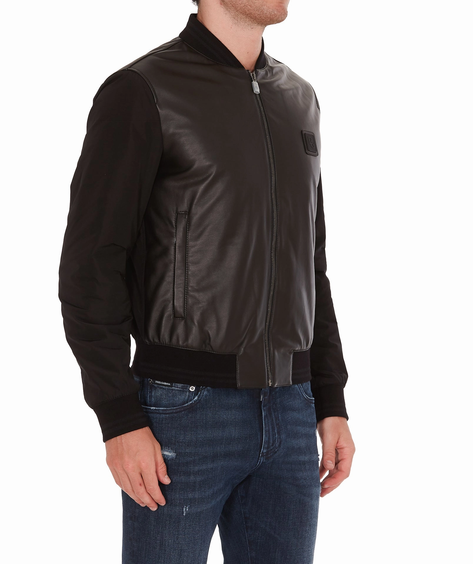 Dolce & Gabbana Monogram Logo Bomber Jacket