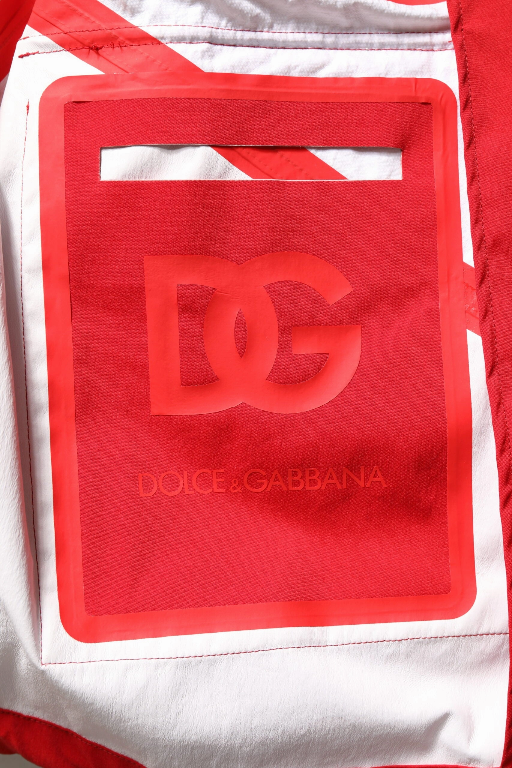 Dolce & Gabbana  Nylon Full Zip Windbreaker Men's Jacket (Pre-Owned)