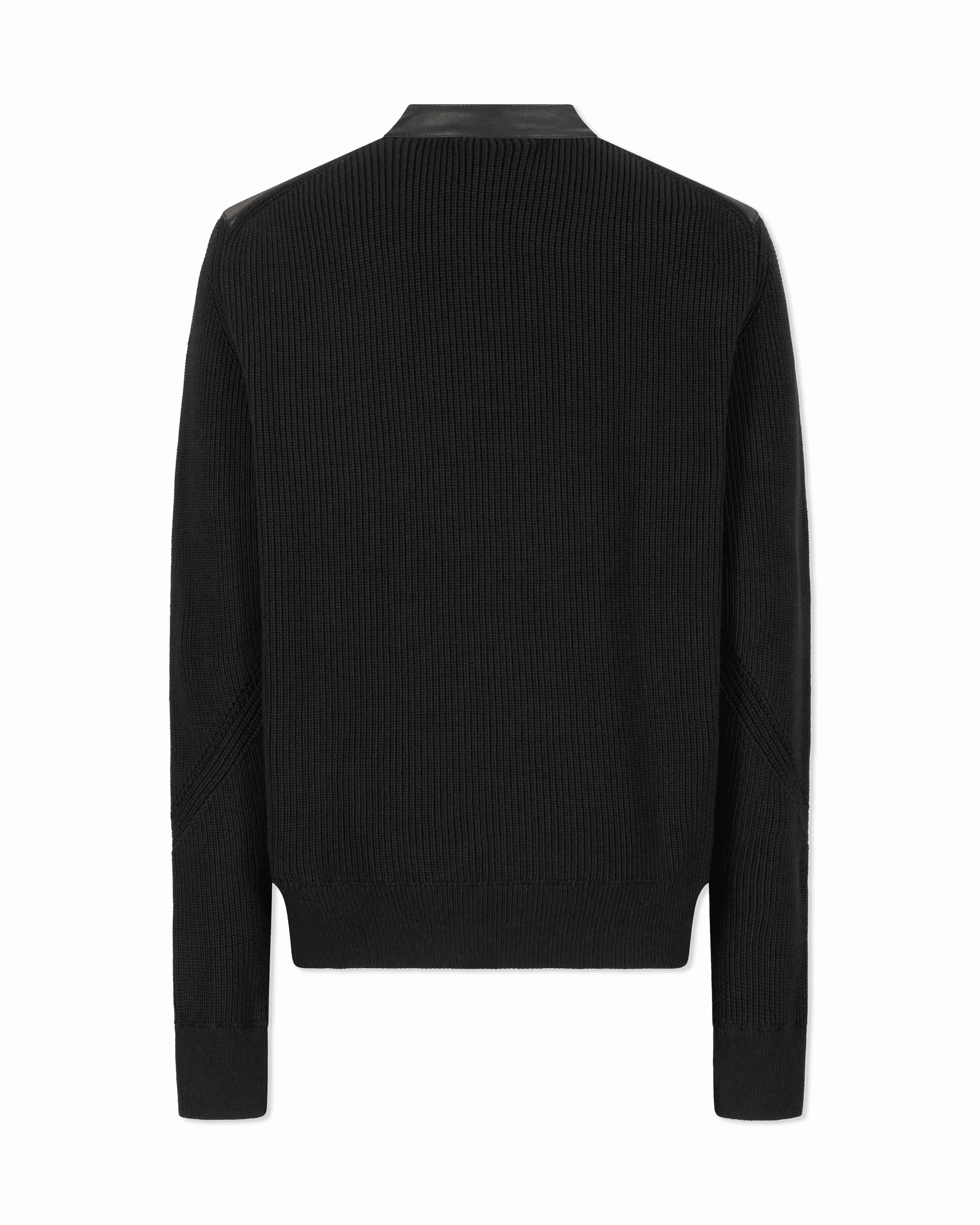 Dominic Knit Mixed-Media Jacket
