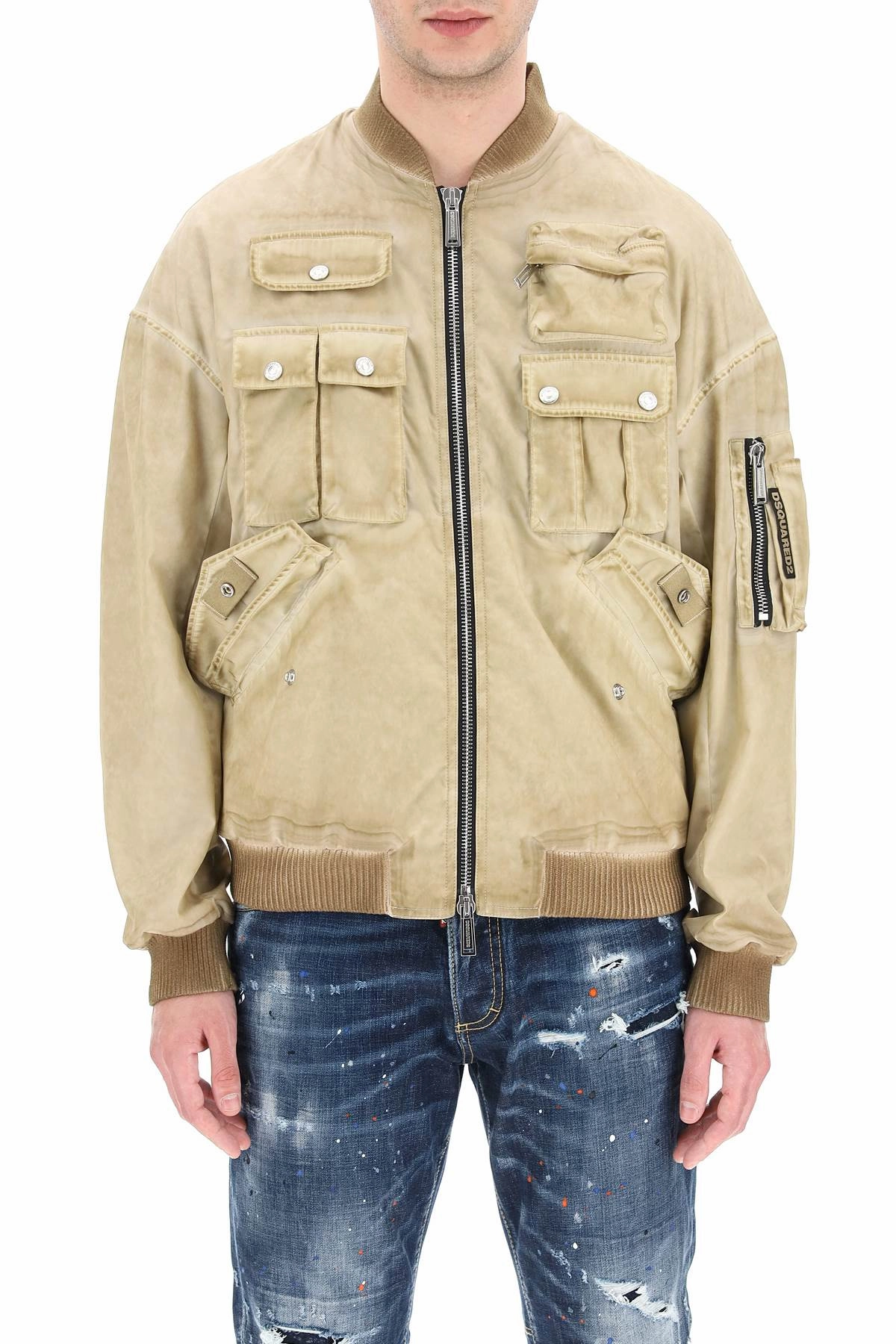 Dsquared2 Cyprus Pocket Patch Bomber Jacket