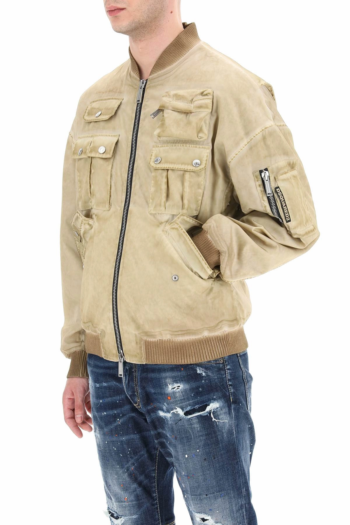 Dsquared2 Cyprus Pocket Patch Bomber Jacket