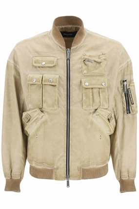 Dsquared2 Cyprus Pocket Patch Bomber Jacket