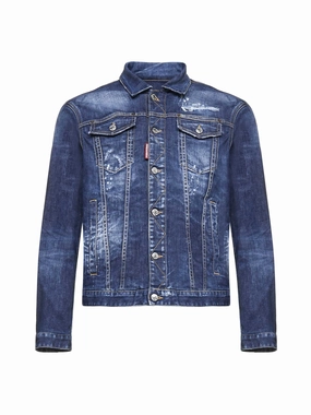 Dsquared2 Distressed Denim Jacket