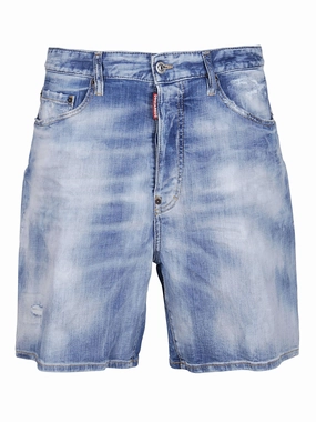 Dsquared2 Distressed Denim Shorts
