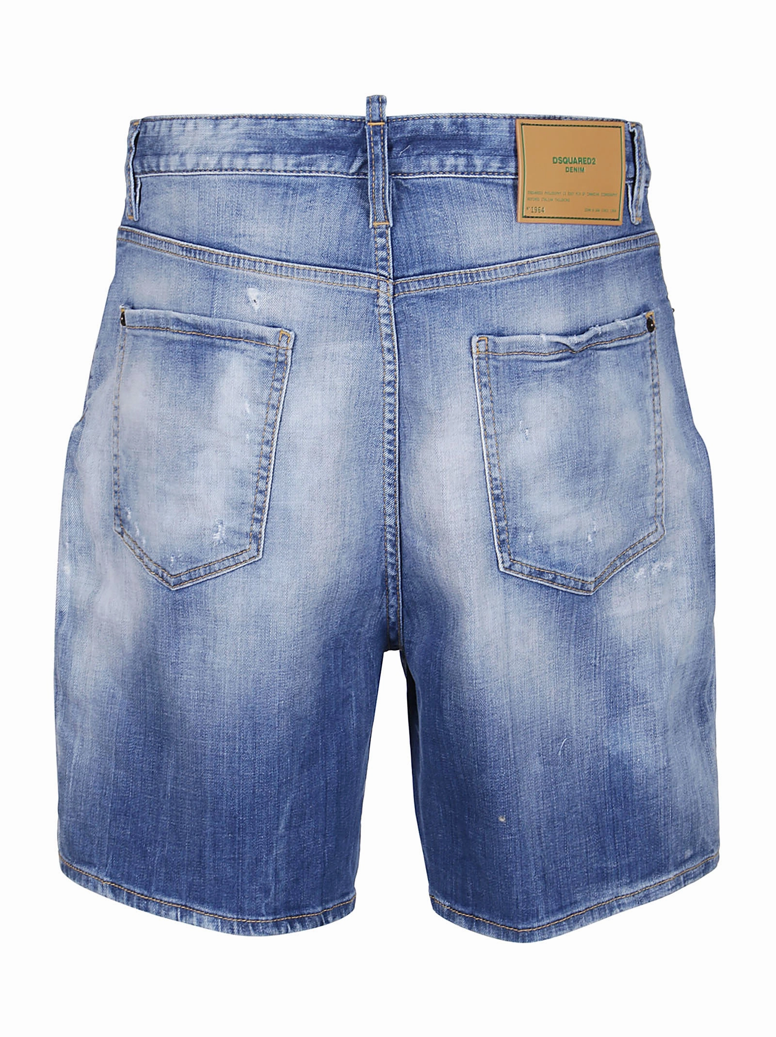 Dsquared2 Distressed Denim Shorts
