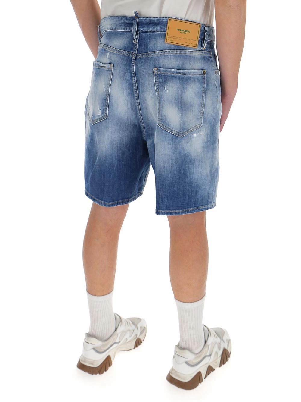Dsquared2 Distressed Denim Shorts