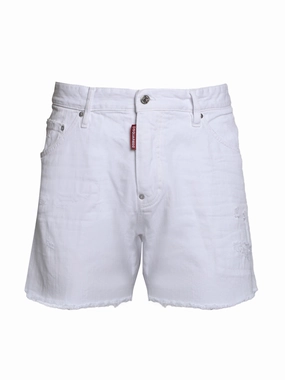 Dsquared2 Logo Patch Denim Shorts